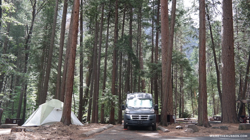 Campground Review #133 Upper Pines Campground in Yosemite National Park, California