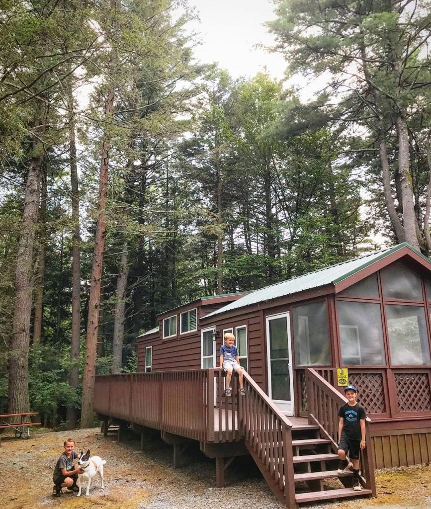 campground cabin rentals